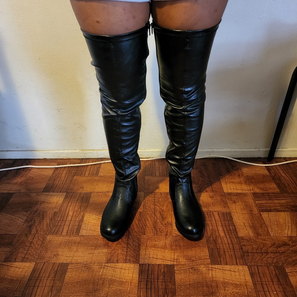 Tinstree over the Knee High low boots